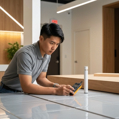 Professional waterproofing inspection