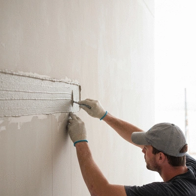Waterproofing process in action
