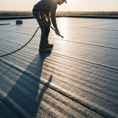 Lifestyle image of waterproofing installation