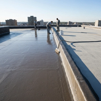 Rooftop waterproofing application